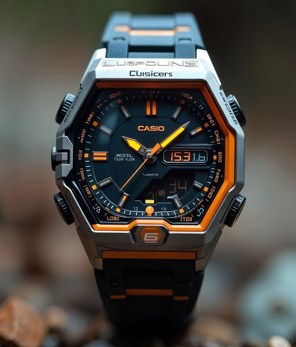 AX-1012571 N91 Pro Trek Solar Watch – Black Edition.
