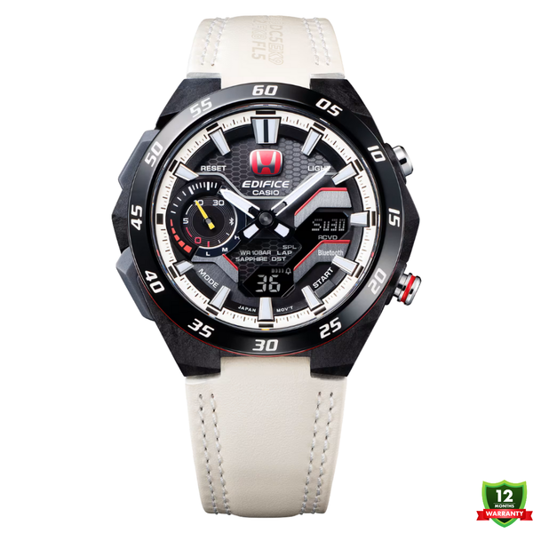 ECM-10125780 N91 TOM’s White Honda Dial Watch.