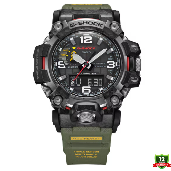 CG-1012587 N91 Mud Master Green Black Dial Solar Watch.