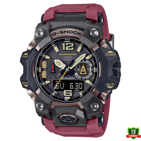 CG-1012588 N91 Mud Master Red Black Dial Solar Watch.