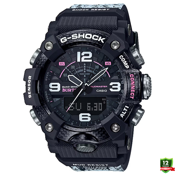 AMR-10125892 N91 Mud Master White Black Solar Watch.