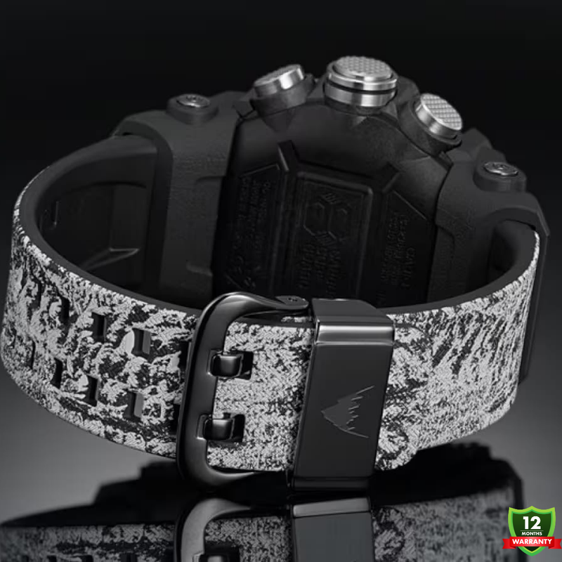 AMR-10125892 N91 Mud Master White Black Solar Watch.