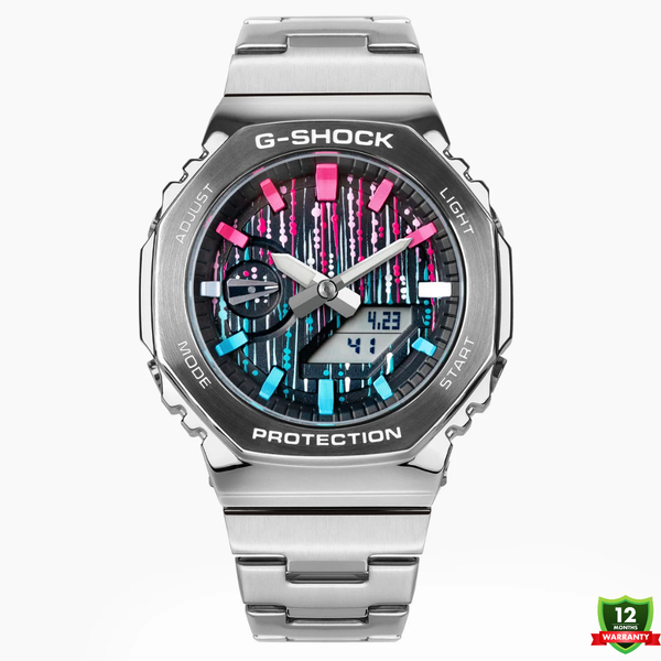 AX-1012568 N91 Silver/Golden Stainless Steel Watch.